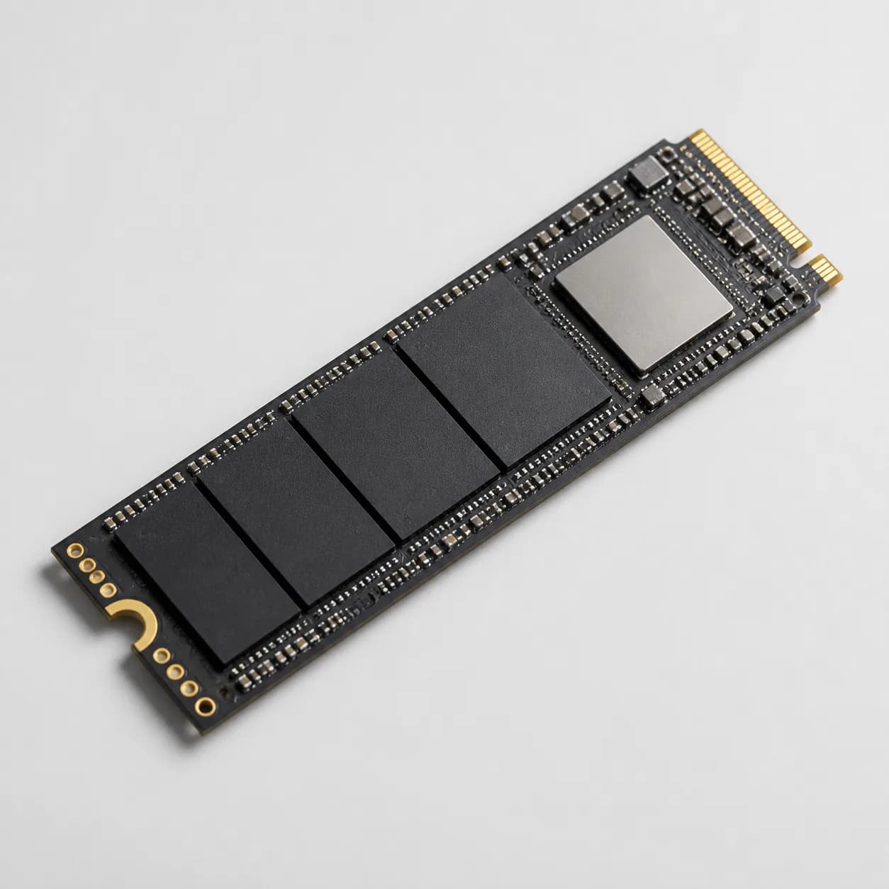 An unbranded NVMe solid-state drive